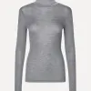 MBYM Top met col Ina Rebecca Medium+Grey+Melange Best