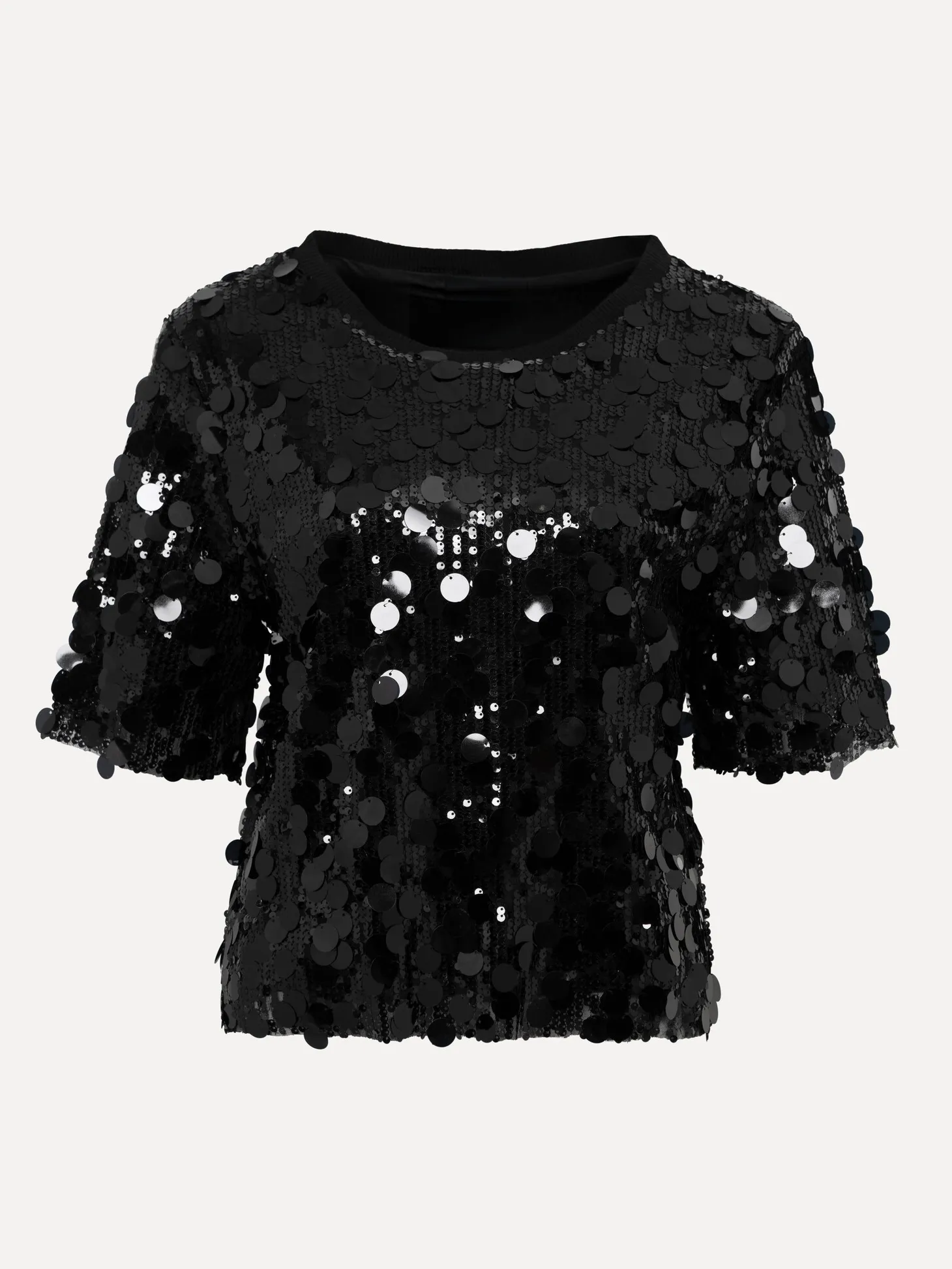 Le Marais Top met sequins Kae Black New
