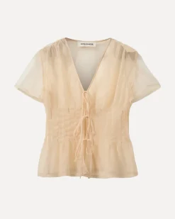 Sofie Schnoor Transparante blouse Cenia Blush Clearance
