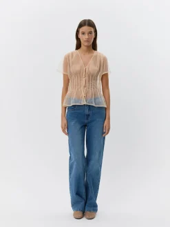 Sofie Schnoor Transparante blouse Cenia Blush Clearance