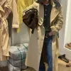 Edited Trenchcoat Aiko Beige+With+Black Clearance