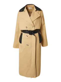 Edited Trenchcoat Aiko Beige+With+Black Clearance