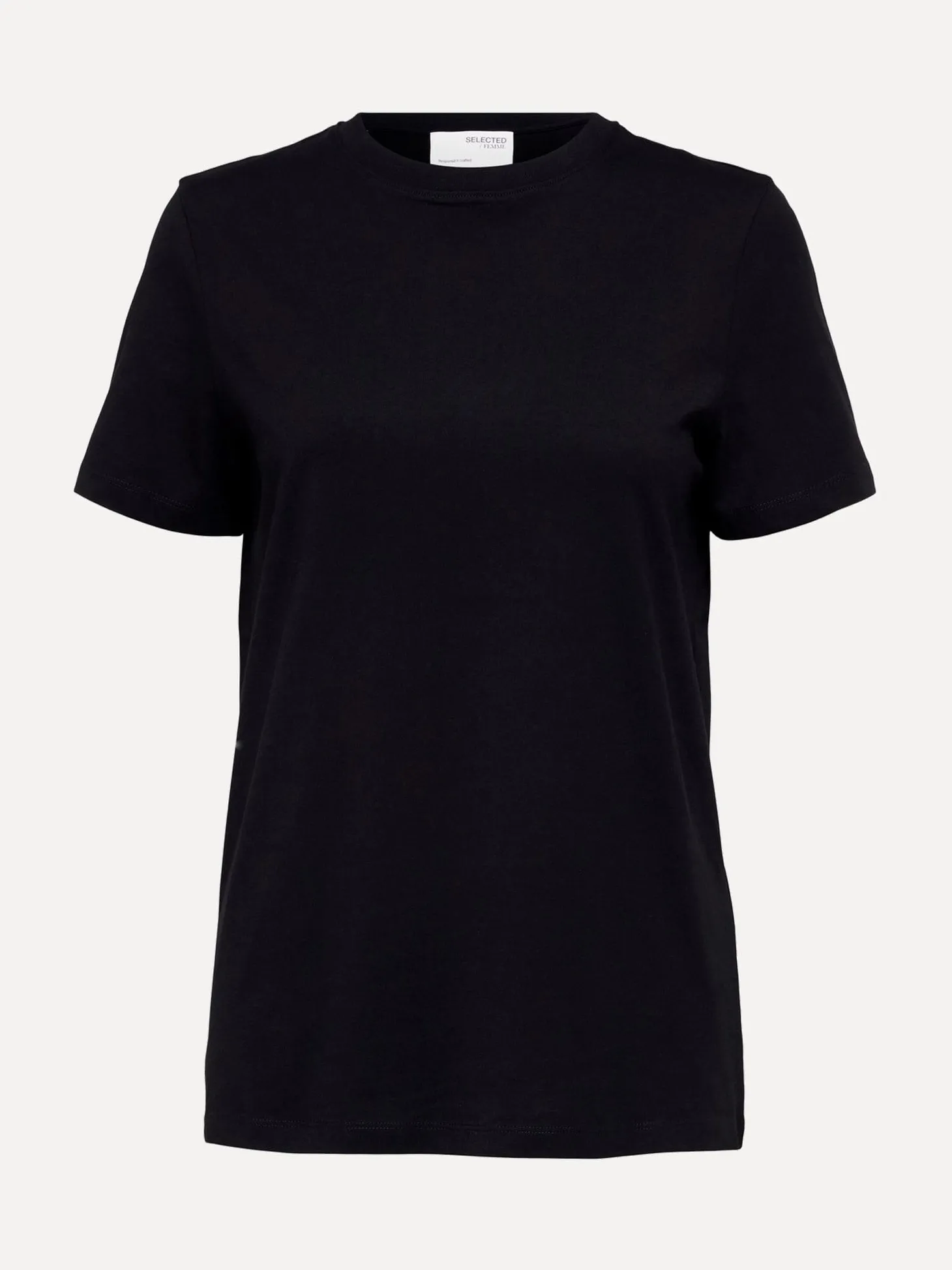 Selected T-Shirt Basic Black Best