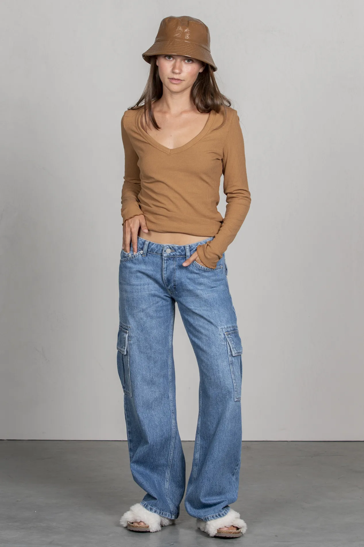 Les Soeurs T-shirt Charlotte Toffee Discount