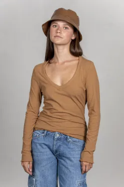 Les Soeurs T-shirt Charlotte Toffee Discount
