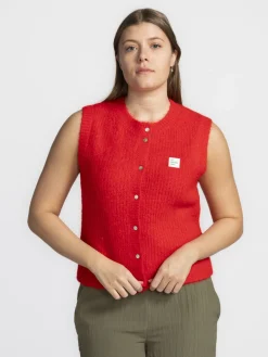 American Vintage Vest East Piment+Chine Clearance