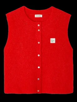 American Vintage Vest East Piment+Chine Clearance