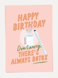 Kaart Blanche Wenskaart Botox Happy+Bday+Botox New