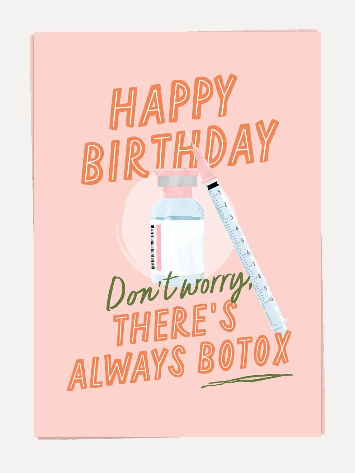 Kaart Blanche Wenskaart Botox Happy+Bday+Botox New