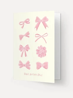 Kaart Blanche Wenskaart  Bows before bros Bows+Before+Bros Clearance