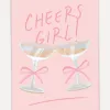 Kaart Blanche Wenskaart Cheers Girl Cheers+Girl Discount