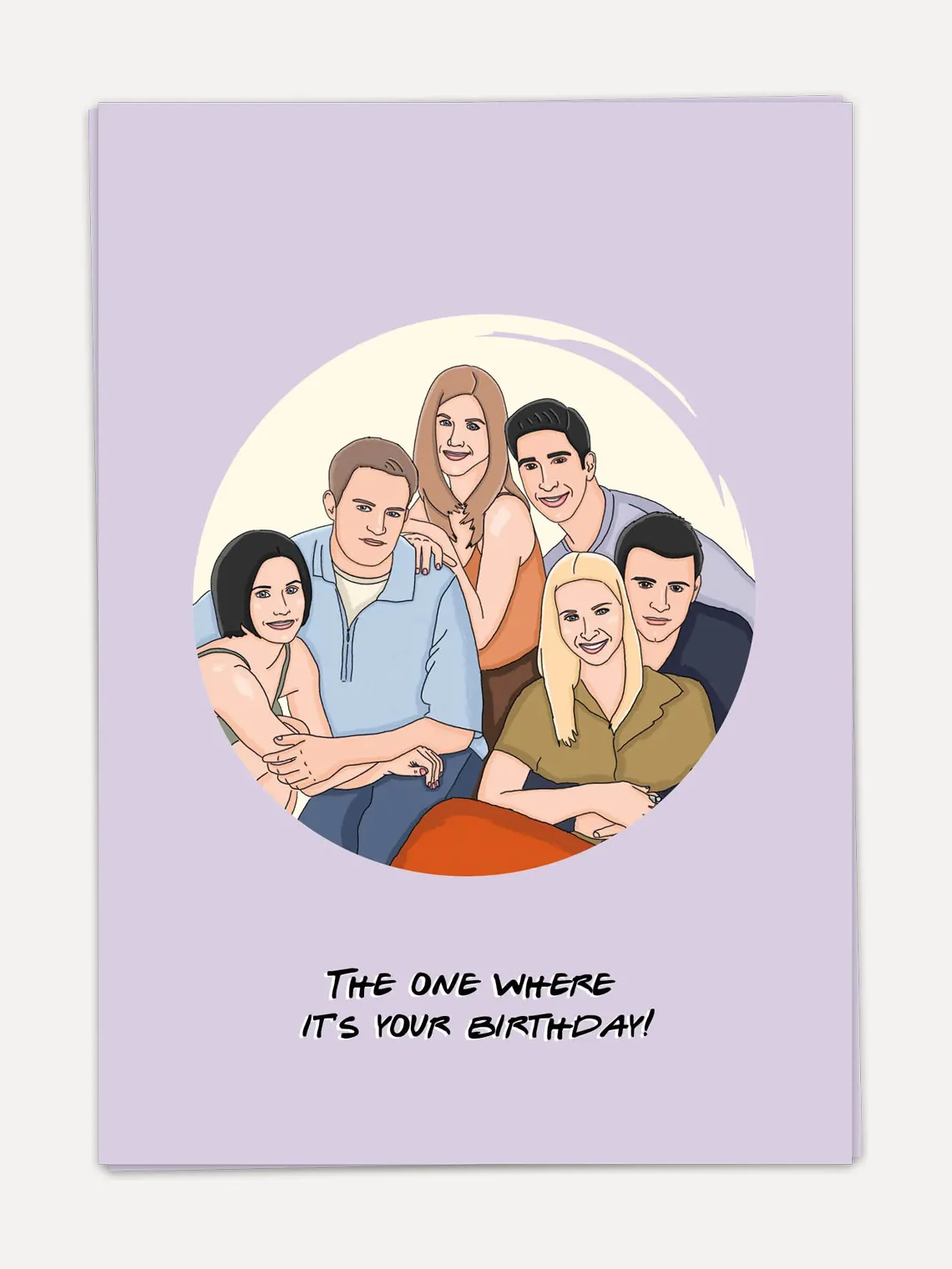 Kaart Blanche Wenskaart Friends Birthday Friends+Birthday Hot