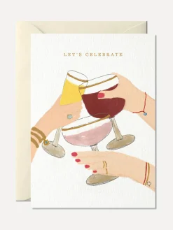 Nelly Castro Wenskaart Let's celebrate Lets+Celebrate Sale