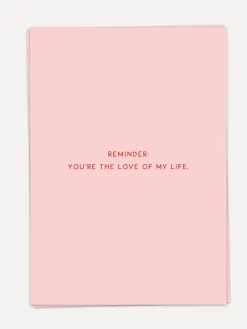 Kaart Blanche Wenskaart Love Reminder+Love+Of+My+Life Outlet