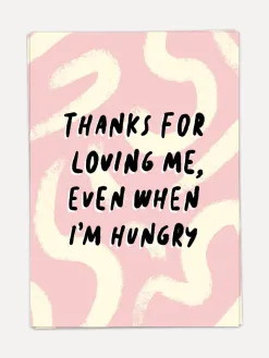 Kaart Blanche Wenskaart Loving me hungy Loving+Me+Hungry Outlet