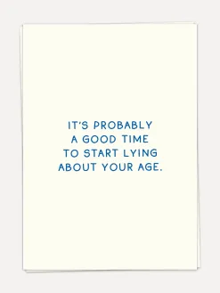 Kaart Blanche Wenskaart Lying About Age Lying+About+Age Online