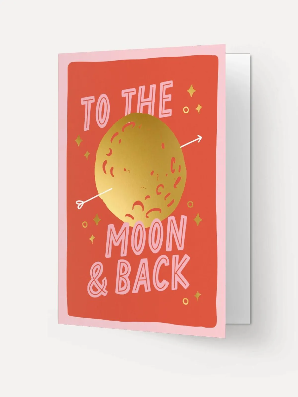 Kaart Blanche Wenskaart Moon The+Moon+And+Back Hot