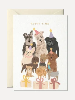 Nelly Castro Wenskaart Party time Party+Time+Dogs Discount