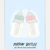 Kaart Blanche Wenskaart Poppin Bottles Poppin+Bottles Best
