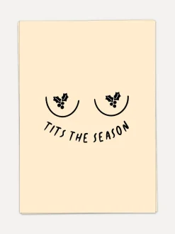 Kaart Blanche Wenskaart Tits the season Tits+The+Season Outlet