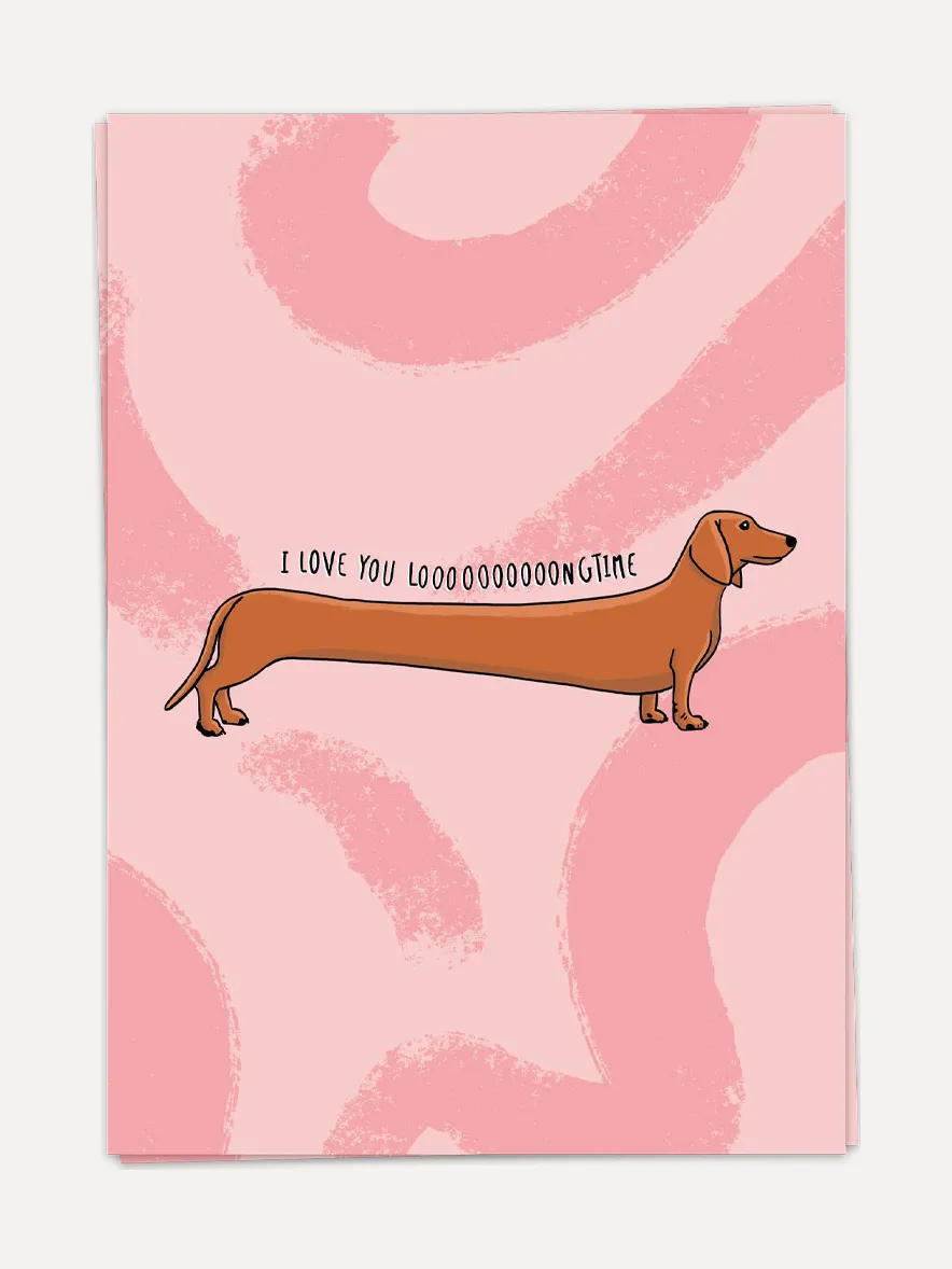 Kaart Blanche Wenskaart Wiener Love Wiener+Love Fashion