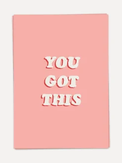 Kaart Blanche Wenskaart You got this You+Got+This New