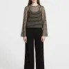 Edited Wijde broek Leva Black Online