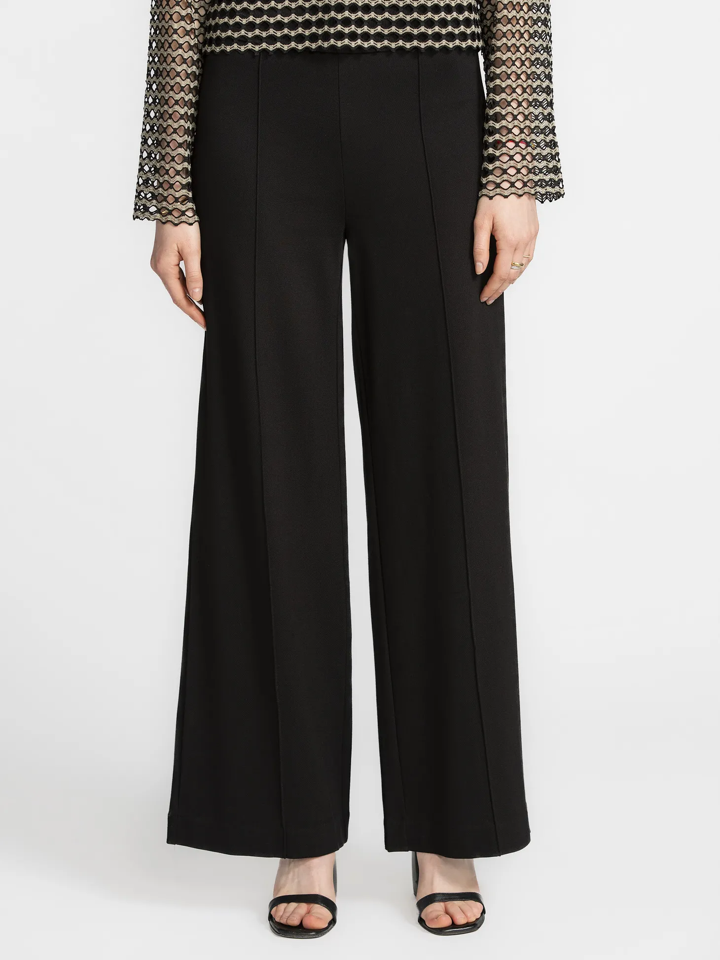 Edited Wijde broek Leva Black Online