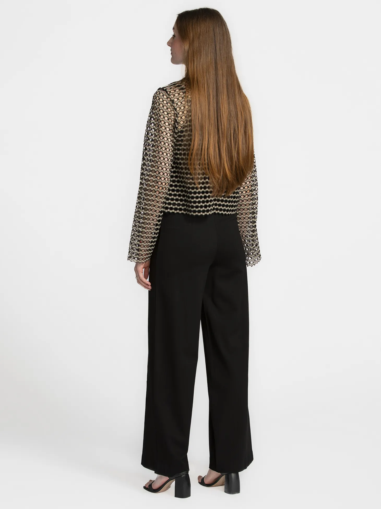 Edited Wijde broek Leva Black Online