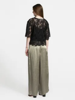 Selected Wijde broek Selene Vetiver Hot