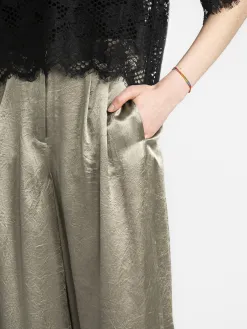 Selected Wijde broek Selene Vetiver Hot