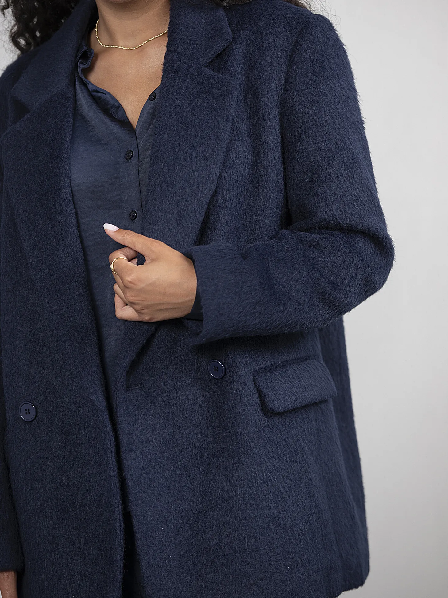Les Soeurs Wollen blazer Alissa Navy Best