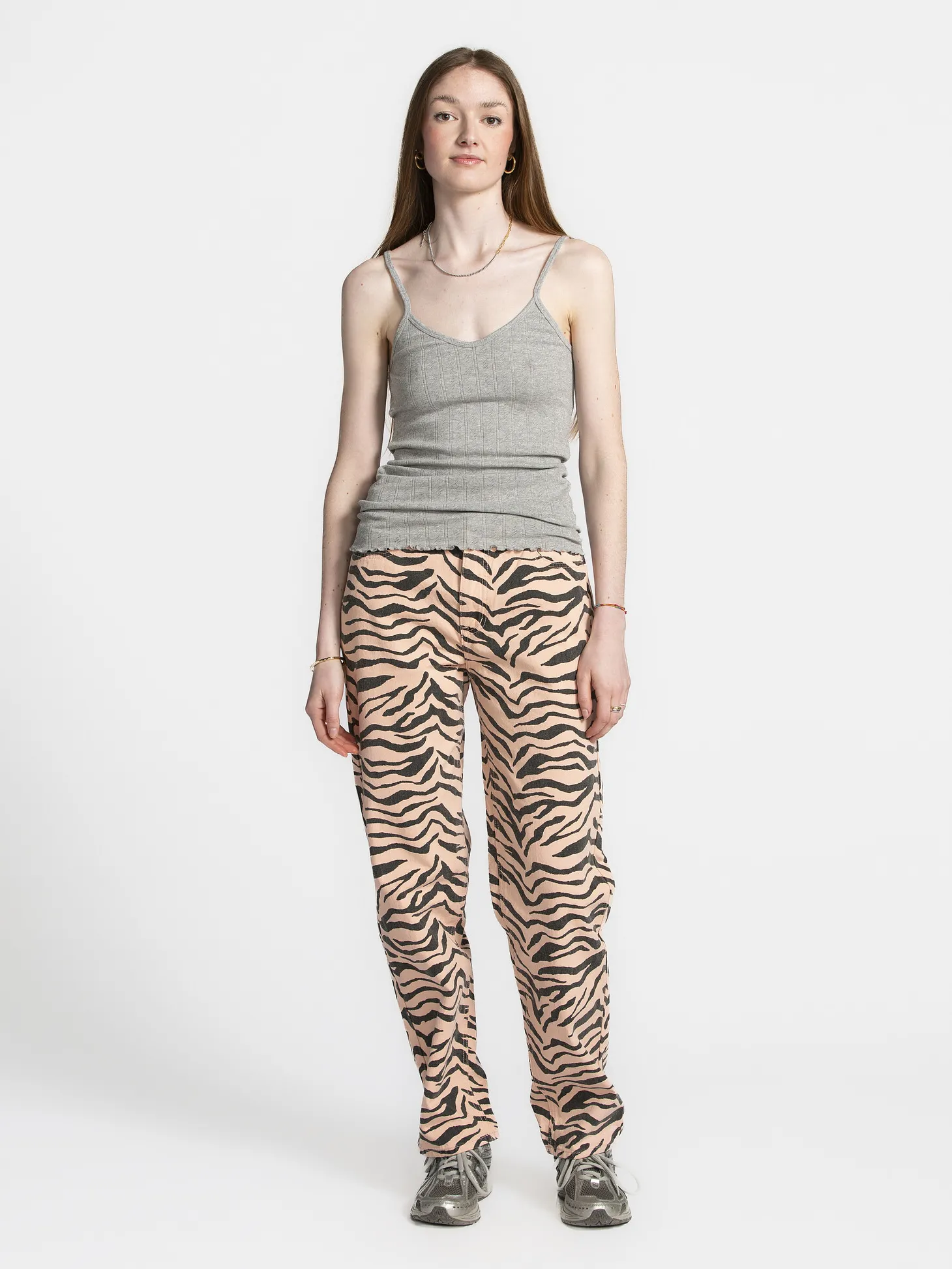 Sofie Schnoor Zebra jeans Tokyo Light+Rose Hot