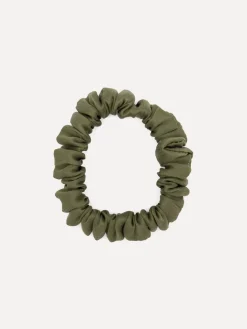 Les Soeurs Zijden scrunchie Khaki Hot