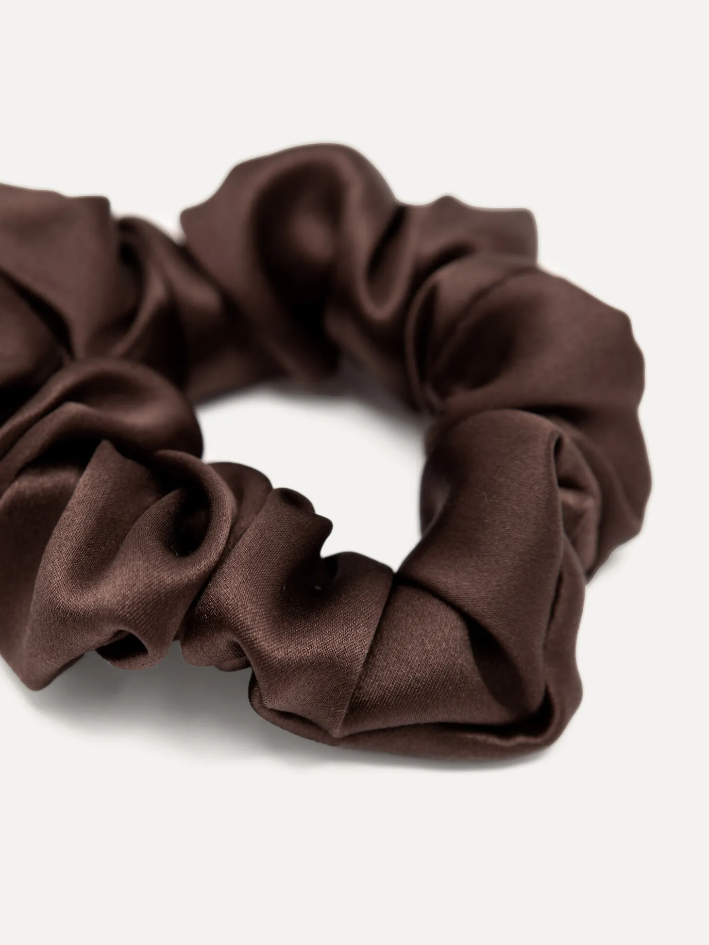 Les Soeurs Zijden scrunchie Brown Online