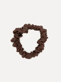 Les Soeurs Zijden scrunchie Brown Sale
