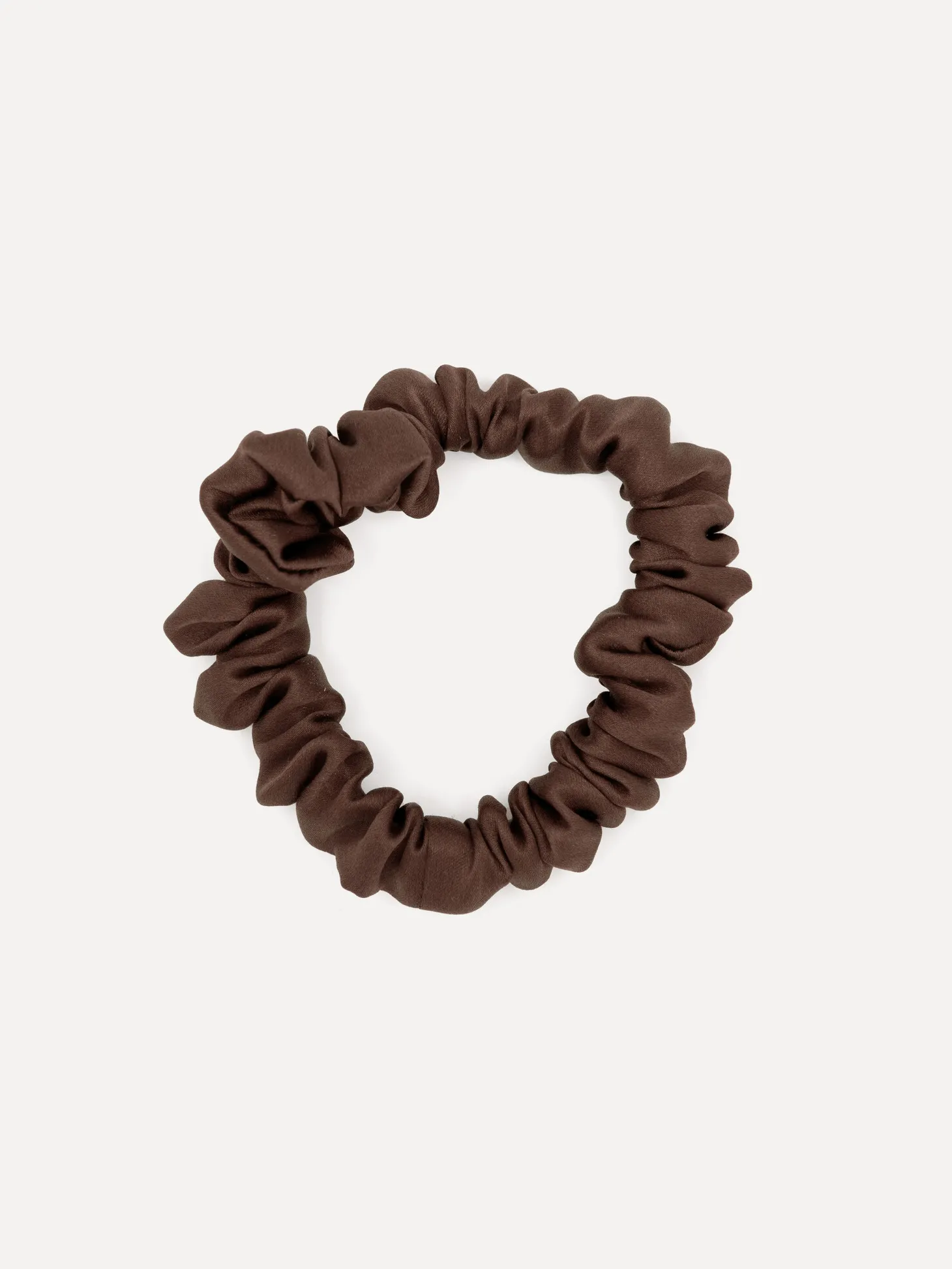 Les Soeurs Zijden scrunchie Brown Sale