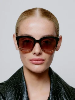 A.Kjaerbede Zonnebril Billy BlackBrown+Transparent Online