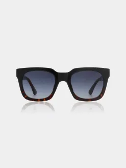 A.Kjaerbede Zonnebril Nancy Black+Demi+Tortoise Fashion