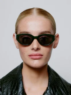 A.Kjaerbede Zonnebril Winnie Dark+Green+Transparent Clearance