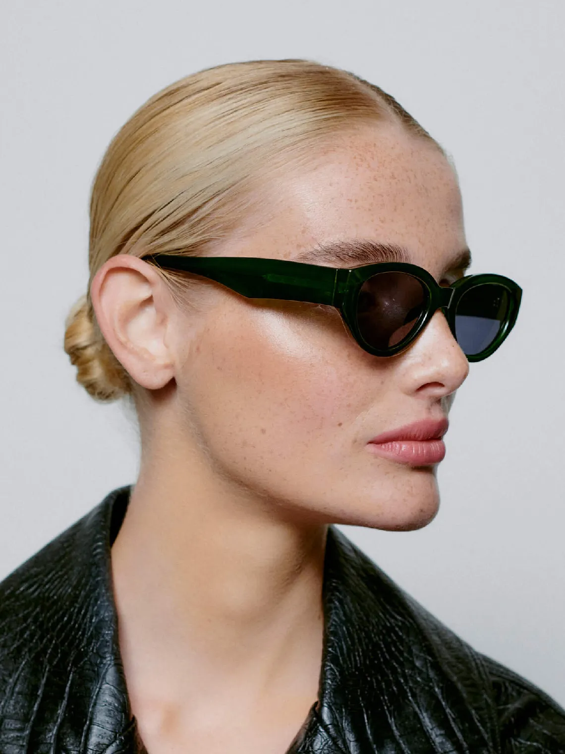 A.Kjaerbede Zonnebril Winnie Dark+Green+Transparent Clearance
